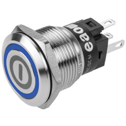 EAO 82-5151.2124.B001 EAOSeries82 82-5151.2124 B001 IllumButton19mm Blue24Vonoff