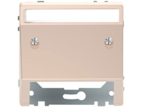 MERTEN SYSTEM DESIGN Wypust kablowy z polem opisowym DL szampański metalik MTN4540-6051 SCHNEIDER ELECTRIC