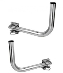 Uchwyt antenowy balkonowy boczny z cybantami 60 cm