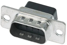 D-Sub socket, 15 pole, standard, equipped, straight, wire-wrap, 09670154716