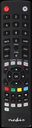 TVRC2340BK Universal remote control, preprogrammed
