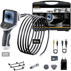 Laserliner 082.240A Endoscope 9mm Probe 10m Length LED Lighting USB-C