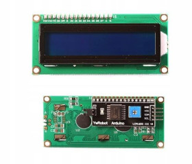 WYŚWIETLACZ LCD1602 ALFANUMERYCZNY 2x16 HD44780 + KONWERTER I2C
