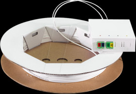 FB4LC50 FTTH termination box, 2x LCD/APC, with 50 m connection cable