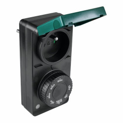 Programator czasowy zmierzchowy DT15 z czujnikiem zmierzchu, IP44 timer szczelny i...