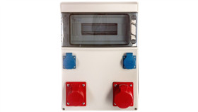 Rozdzielnica Stacjonarna Star 32A/5P 16A/5P 2Xgs Bez Zabezpieczeń Ip44 9023001W