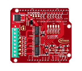 Narzędzie rozwojowe z kategorii „mikrokontrolery&#148; Arduino Infineon 24V Protected Switch Shield Mikrokontroler