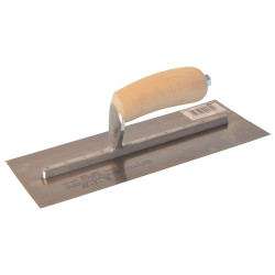 Marshalltown MXS4 Plasterer&#x27;s Finishing Trowel Wooden Handle 11.1/2 x 4.3/4in