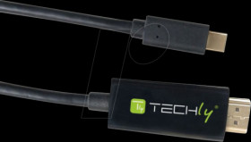 IADAP-USBC-HDMI2TY USB 3.1 cable, C connector to HDMI connector, 4K, 2 m