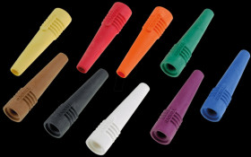 R280576000 bend relief, RG58, white