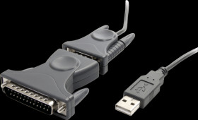 ICUSB232DB25 Adapter cable USB 2.0 type-a to serial DB9/DB25 0.9 m.
