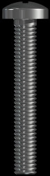 00685/9 Panhead screw, A2 stainless steel, Pozidriv, M3, 16mm