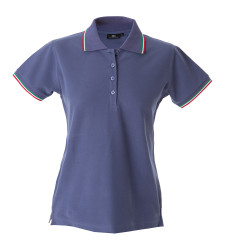 AOSTA LADY LIGHT VIOLET POLO M/CORTA