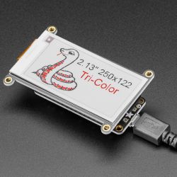 Adafruit 2.13&quot; HD Tri-Color eInk / ePaper Display FeatherWing - 250x122 RW Panel with SSD1680