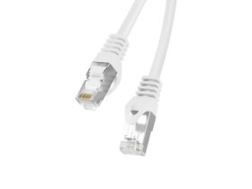 Kabel krosowy patchcord F/UTP kat.6 30m biały