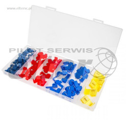 Zestaw szybkozłączy samochodowych 65szt. E5930
