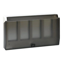 Simon Connect Ramka obudowy S500 z pokrywą 4-modułowa, 8x K45 czysta biel 51040104-030