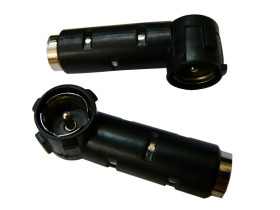 Adapter anteny samochodowej wtyk Blaupunkt gniazdo PL kątowe