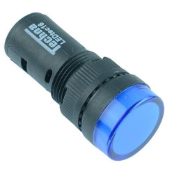 Blue 16mm LED Pilot Indicator Light 12V