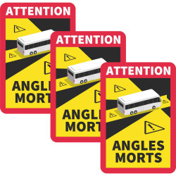 IWH 97610 Hazard warning tape yellow black 3 piece set automotive use