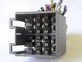 Złącze samochodowe ISO 5+8 zespolone