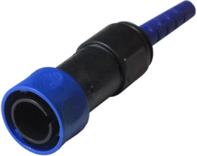 FO plug, LC, OM3, black, PXF4050