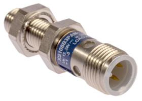 Czujnik zbliżeniowy M8 Indukcyjny 2,5 mm Telemecanique Sensors Wpuszczany 12→ 24 V DC długość 45mm Gwintowany