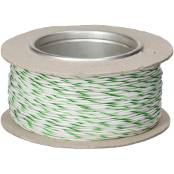 UniStrand 16/0.2 White/Green Def Stan 61-12 Part 6 T2 Equipment Wire 100M