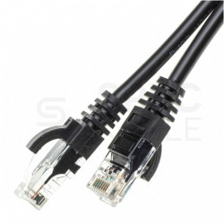 Patchcord UTP kat.6 kabel sieciowy LAN 2x RJ45 linka czarny 7m ATEL