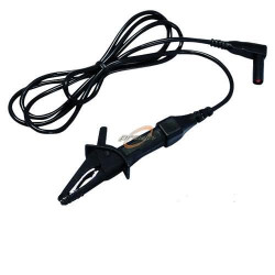 KABELE POMIAROWE Z KROKODYLKIEM CZARNY