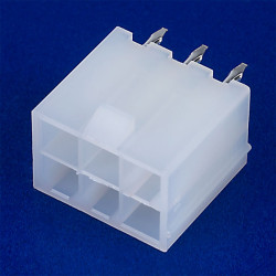 TruConnect 6 Way Minifit Vertical Header