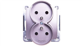 Impresja Gniazdo Podwójne Z/U Tytan Gp-2Yrz/M/23