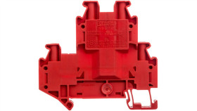 Złączka Szynowa 2-Piętrowa 4-Przewodowa 4Mm2 Czerwona Ex Uttb 4 Rd 3046786...