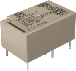 Relay, 1 Form A (N/O) + 1 Form B (N/C), 5 V (DC), 125 Ω, 8 A, 125 V (DC), 250 V (AC), monostable, DK1A1B5J
