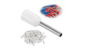 Trytyt Końcówka Tulejkowa Izolowana Dui-0,75-10Bi Biały 100Szt