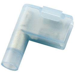 Konektor płaski Żeński 6.35 x 0.8mm 1,5 → 2,5 mm², 16 → 14 AWG długość 20.8mm Izolacja: Izolowane Cyna