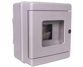 Przycisk ppoż. - obudowa 1x4 150x170x100 szary IP65 EC64104 /opak. 22/