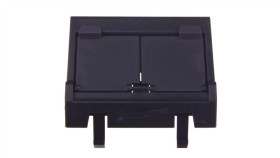 Simon Connect Płytka K45 Gniada Teleinformatycznego Podwójnego 2Xrj Skośna...