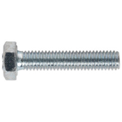Sealey SS630 HT Setscrew M6 x 30mm 8.8 Zinc DIN 933 Pack of 50