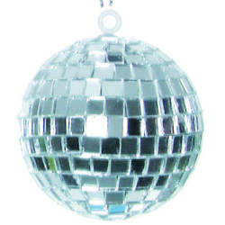 Eurolite 50100210 Mini Mirror Ball 15cm Real Glass Facets Retaining Lug