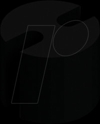 MAH 303 LED spacer for 3 mm LEDs, Ø 3,8 x 3,0 mm, PVC, black