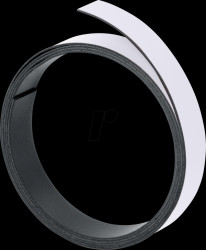 M802 09 Magnetic strip, 100 cm x 10 mm, white
