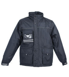 Kurtka, 989460-C, rodzaj Męski, M, Granatowy