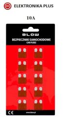 10szt. BEZPIECZNIK SAMOCHODOWY STANDARD 10A BLISTER