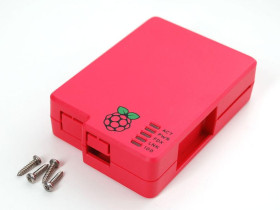 Adafruit Raspberry Colored Enclosure for Raspberry Pi Model B Computers