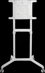 PM-CART-80W TV cart for 37" - 70", shelf, white