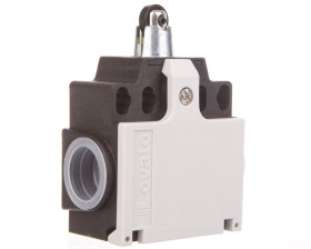 Wyłącznik krańcowy 1R 1Z migowy tworzywo trzpień wciskany z rolką KCB1S11