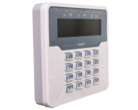 Klawiatura obsługi systemu alarmowego, LCD, wersja M, biała obudowa, do systemu Versa, Satel VERSA-LCDM-WH