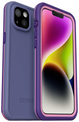 Otterbox Fre MagSafe Cover Apple iPhone 14 fioletowy Kompatybilny z MagSafe, Odporny na wstrząsy, Wodoszczelna 77-90204