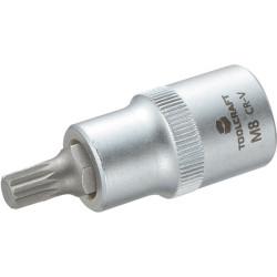 Toolcraft 1/2&quot; Drive Socket With Spline Bit M8
